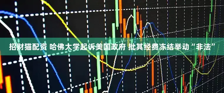 招财猫配资 哈佛大学起诉美国政府 批其经费冻结举动“非法”