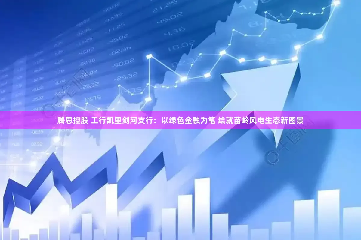 腾思控股 工行凯里剑河支行：以绿色金融为笔 绘就苗岭风电生态新图景